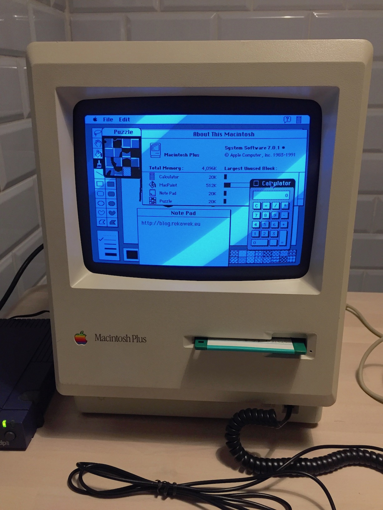 original list price of an apple mac plus computer